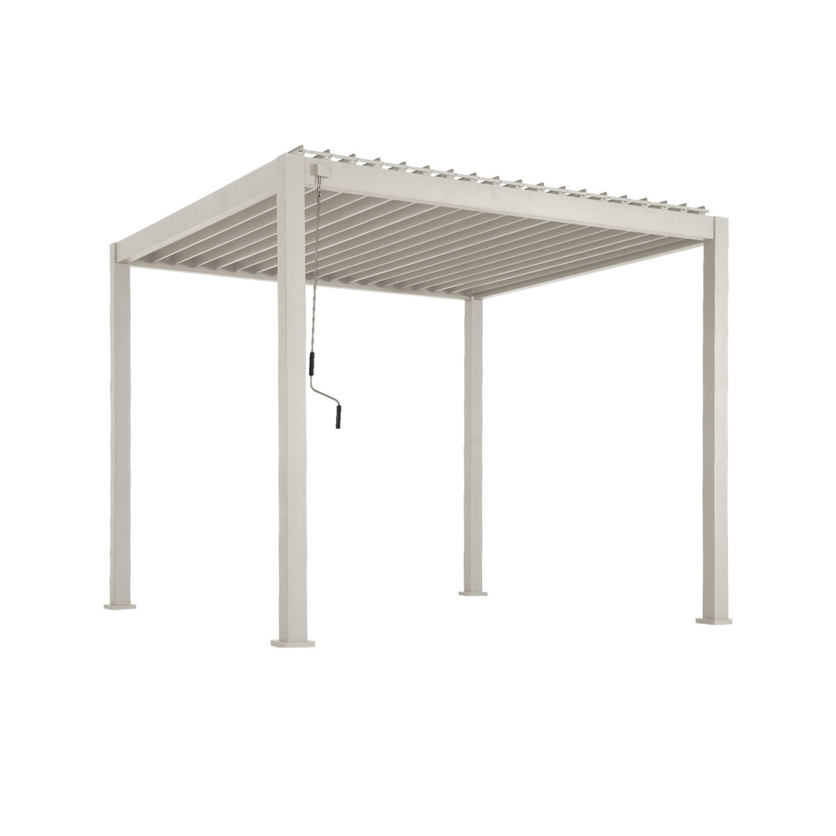 SWEEEK Pergola bioclimatique aluminium lames orientables 3x3m V2 Triomphe