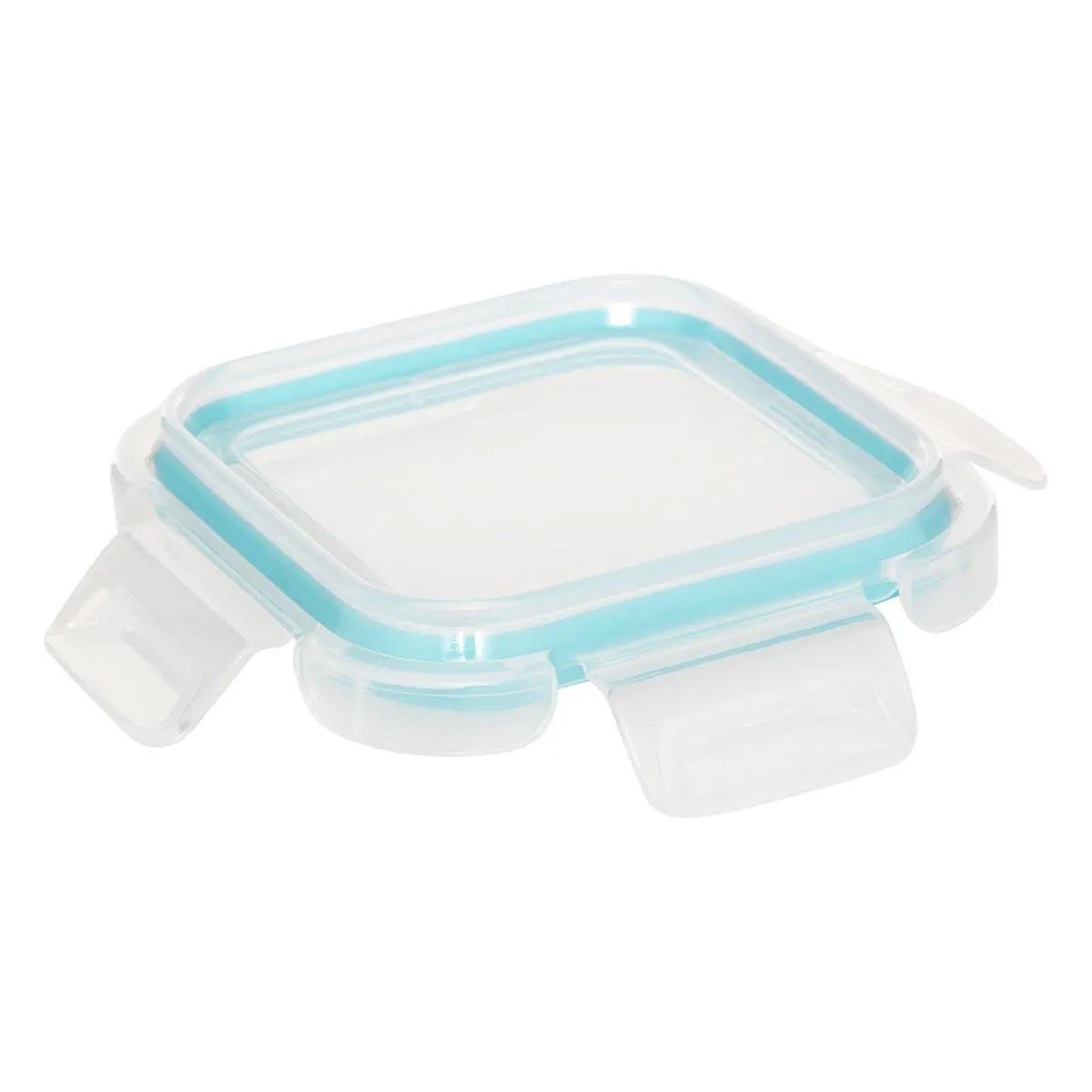 Voir la diapositive 4 : FIVE Lot de 3 boîtes de conservation carrées  clipeat  0,18l bleu