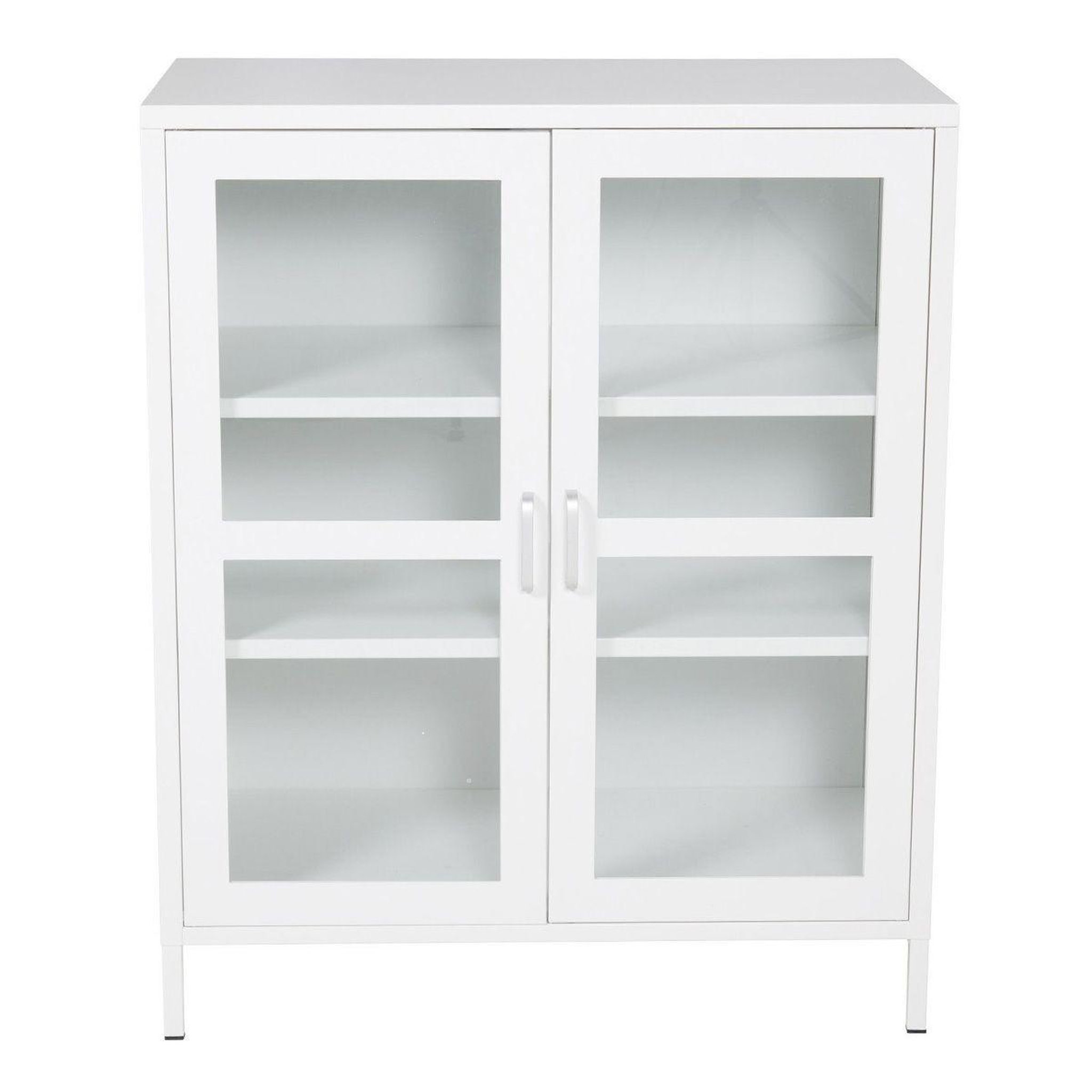 Paris Prix Vitrine 2 portes  acero  97cm blanc