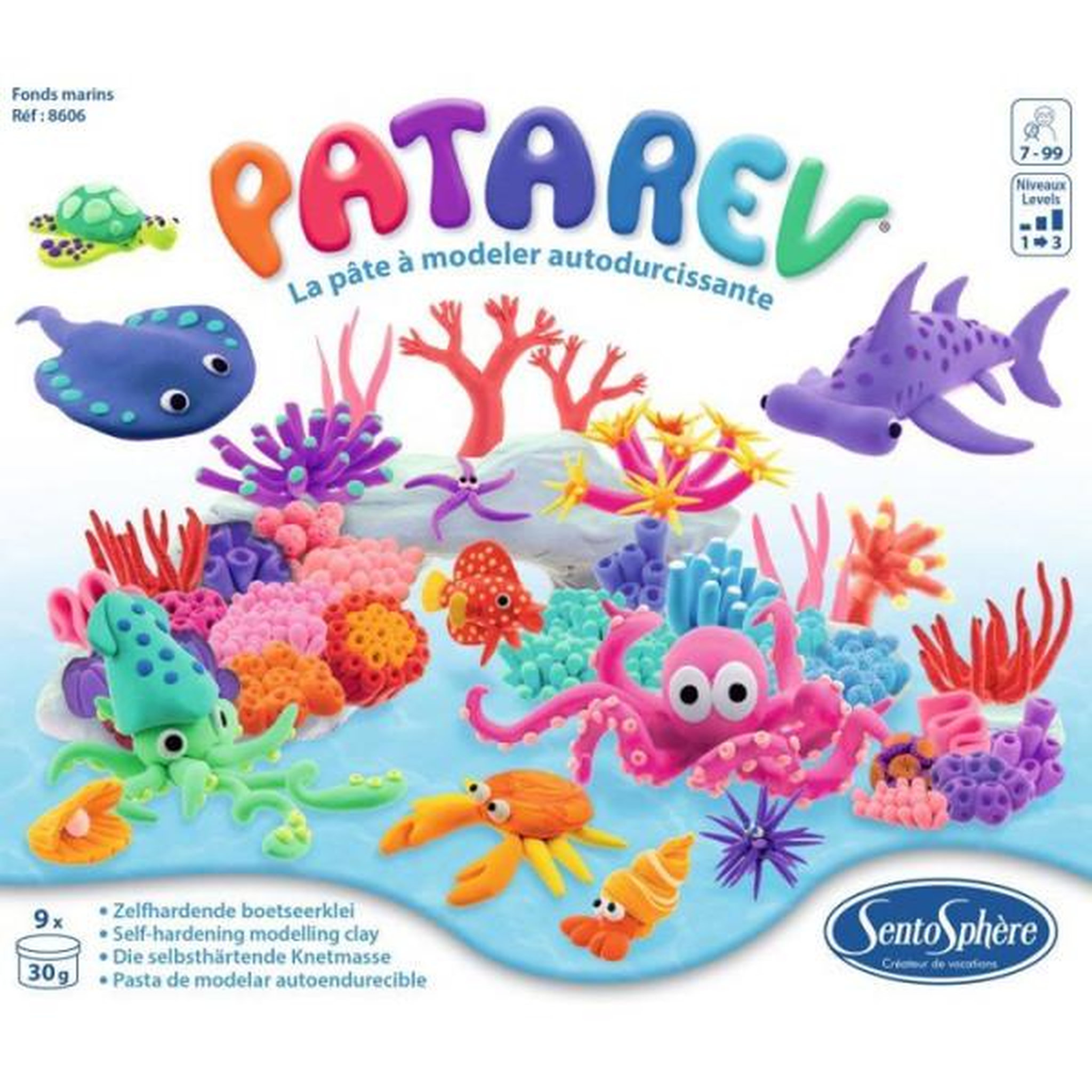 Voir la diapositive 4 : Sentosphere Coffret Patarev - Fonds marins