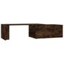 Voir la diapositive 2 : VIDAXL Table basse Chene fume 150x50x35 cm Bois d'ingenierie