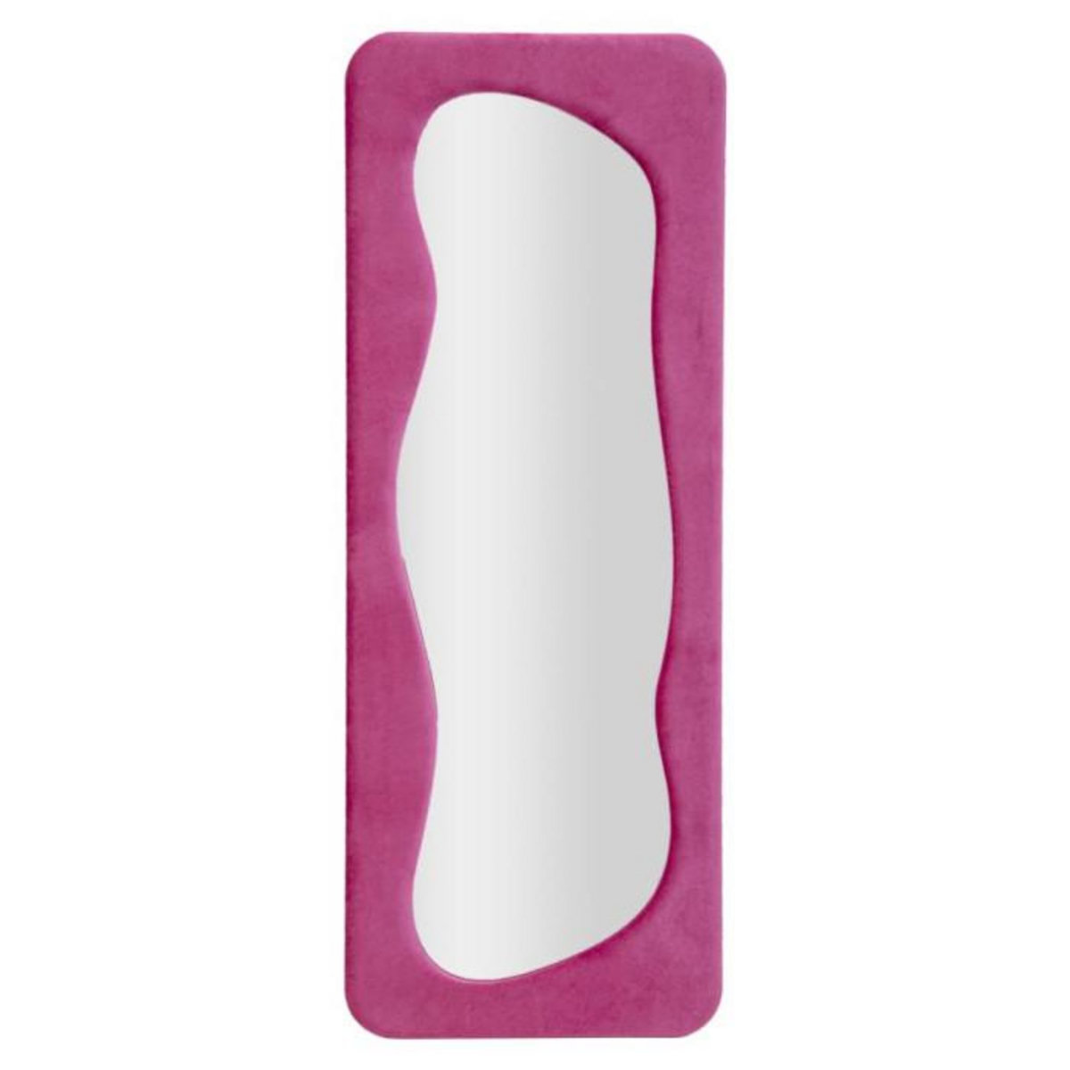 Paris Prix Miroir Mural en Velours  Theodor  160cm Fuchsia