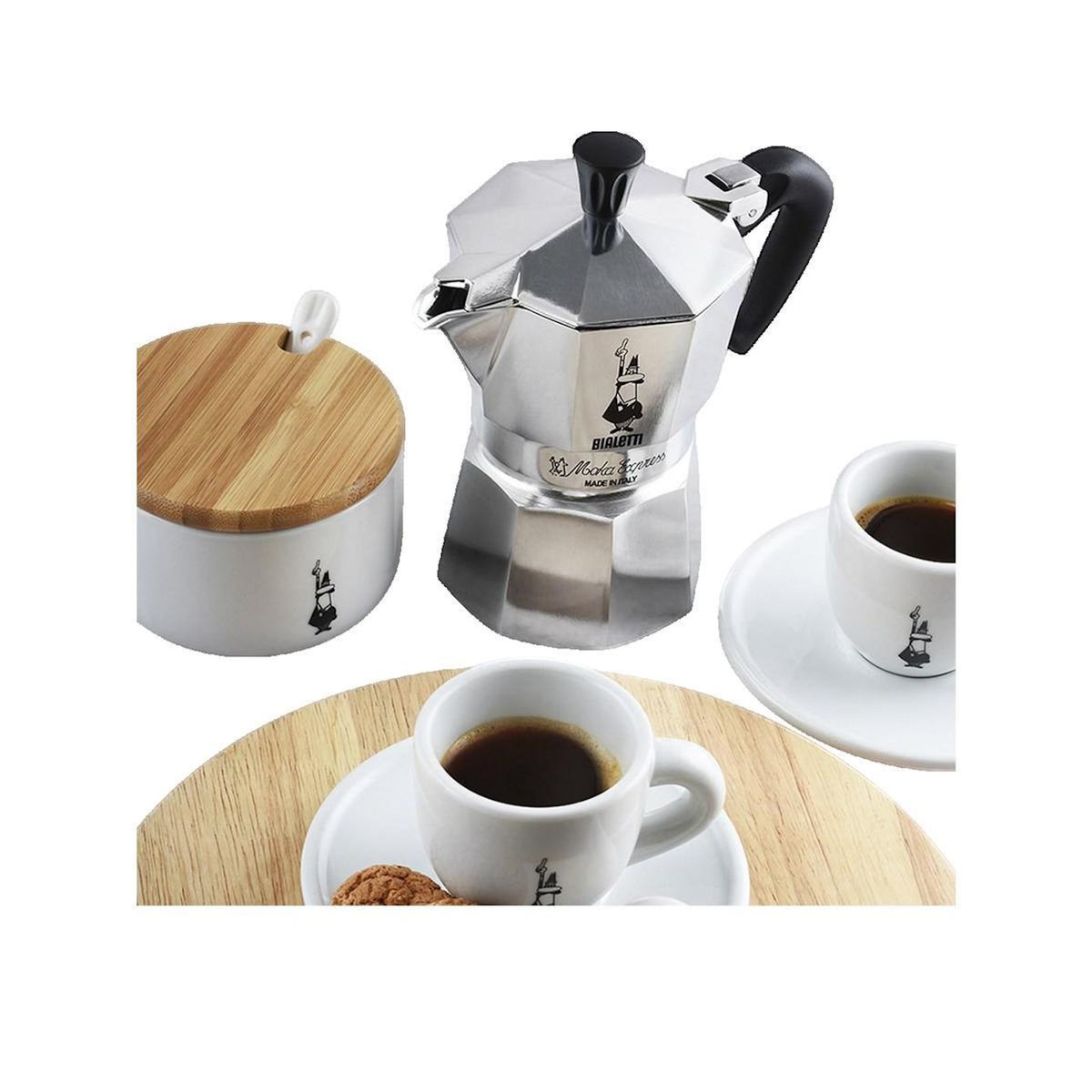 BIALETTI Cafetière Bialetti Moka Express aluminium noir