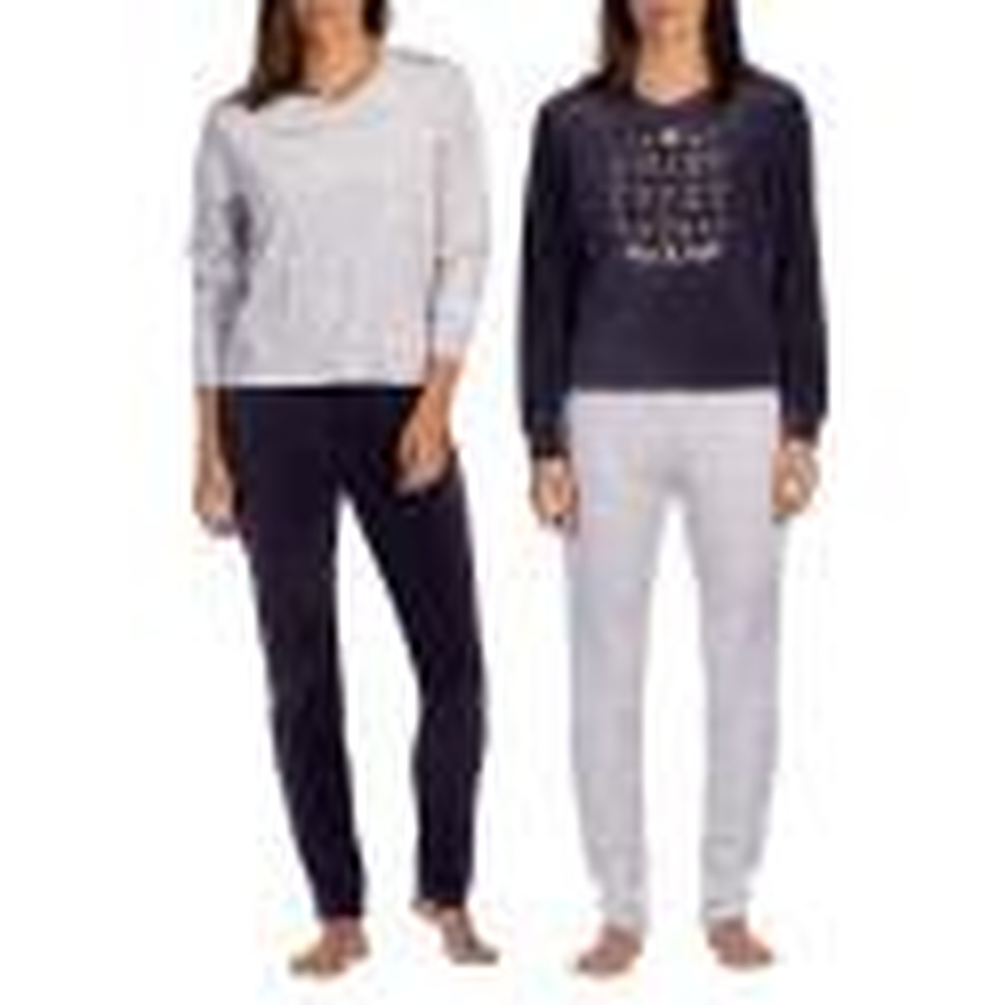 OZABI Pyjama COTON MELISSA BROWN. Coloris disponibles : Multicolore, Gris, Bleu