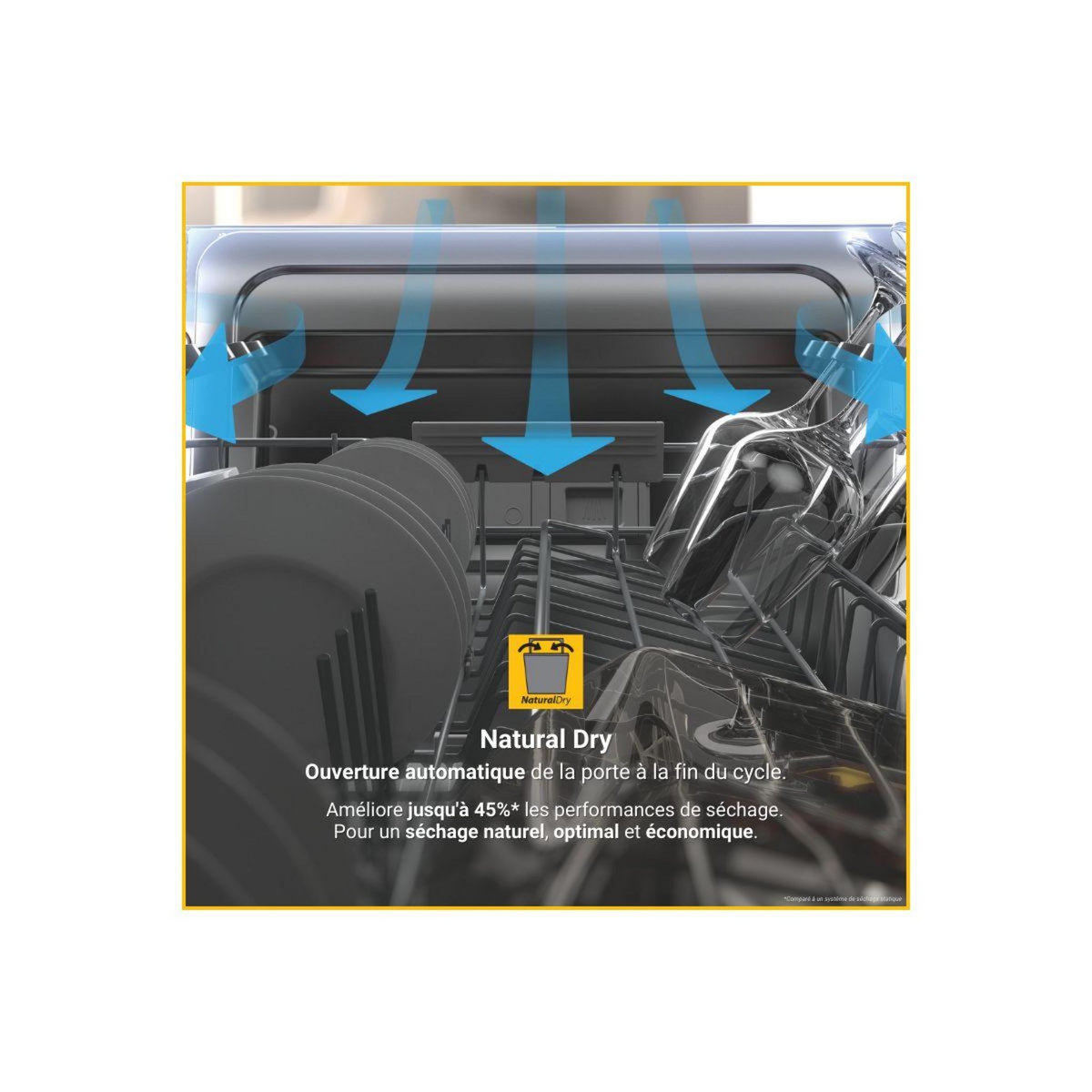 Whirlpool Lave vaisselle 60 cm WFO3T133P6.5X 6ème SENS