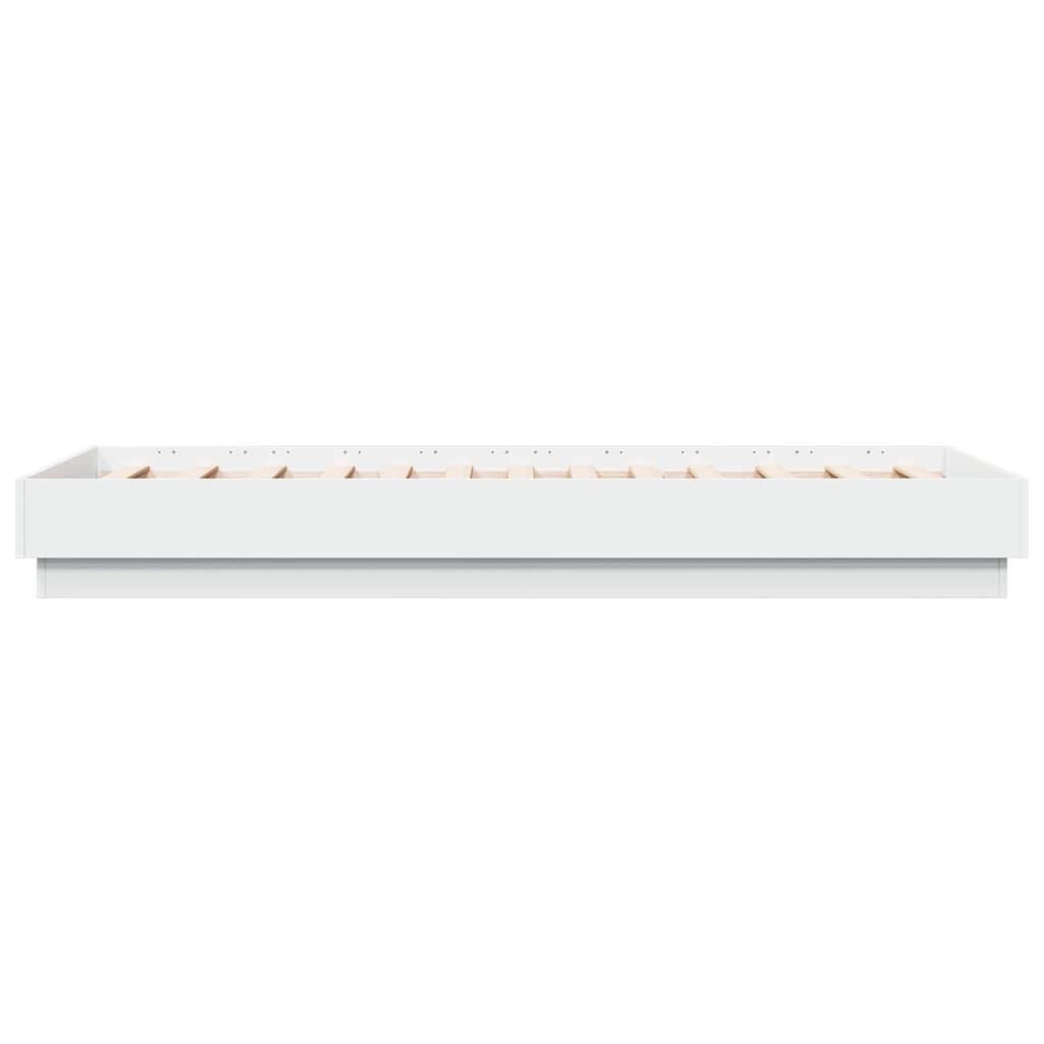 Voir la diapositive 5 : VIDAXL Cadre de lit sans matelas blanc 75x190 cm bois d'ingenierie