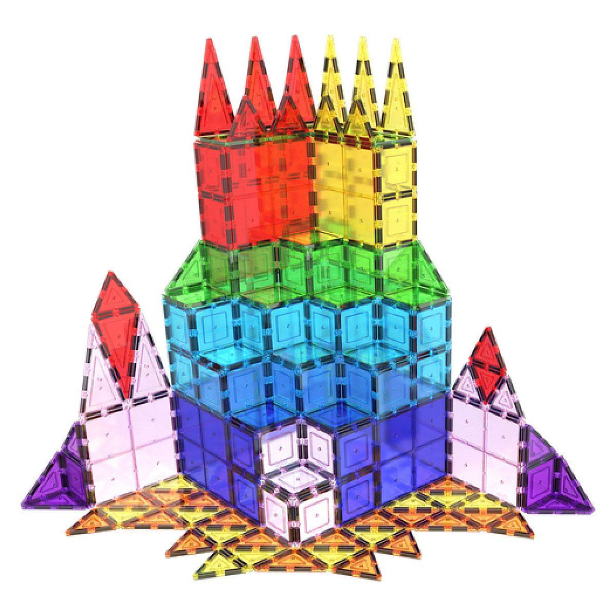 Voir la diapositive 2 : Tactic PicassoTiles Set Magnetique 61 pcs