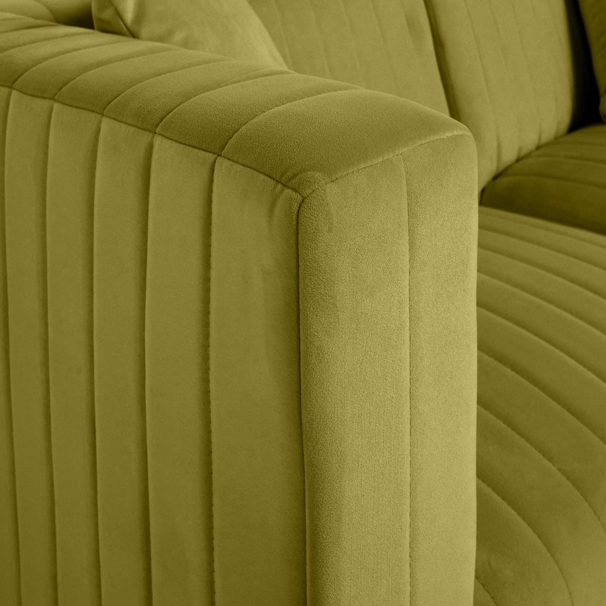 Voir la diapositive 4 : BEST MOBILIER Nova - canapé modulable d'angle réversible - 6 places - en velours