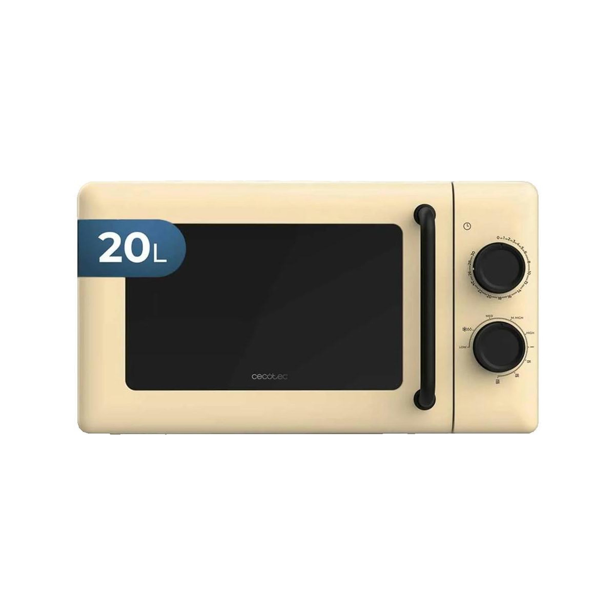 Voir la diapositive 3 : CECOTEC Micro-ondes Cecotec Proclean 3110 20 litres Jaune