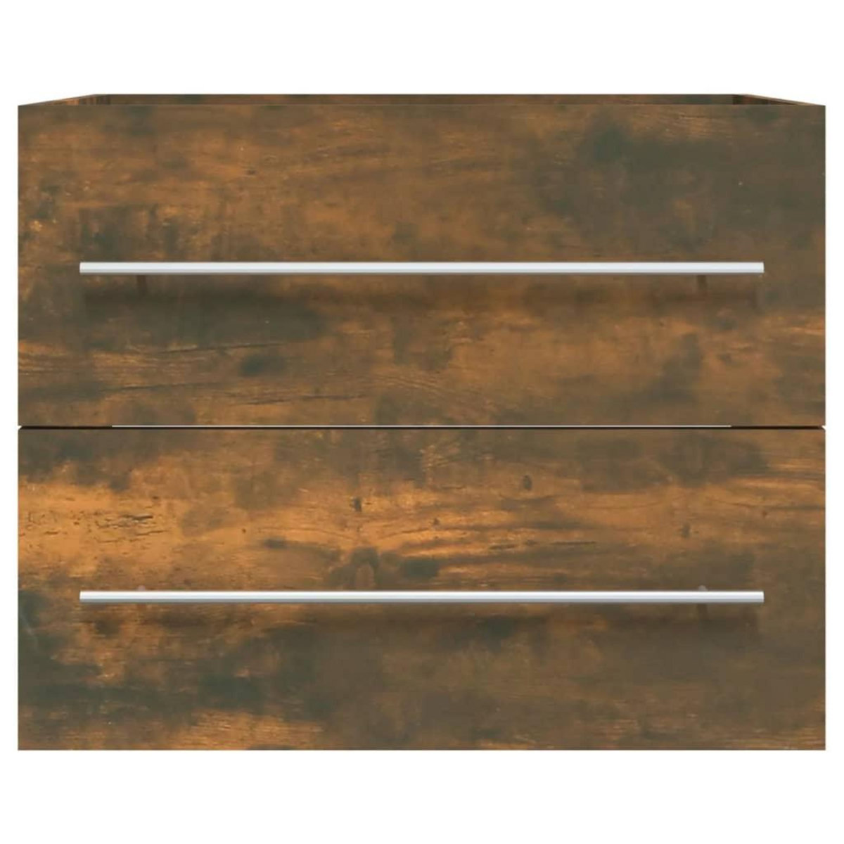 VIDAXL Armoire de lavabo Chene fume 60x38,5x48 cm Bois d'ingenierie