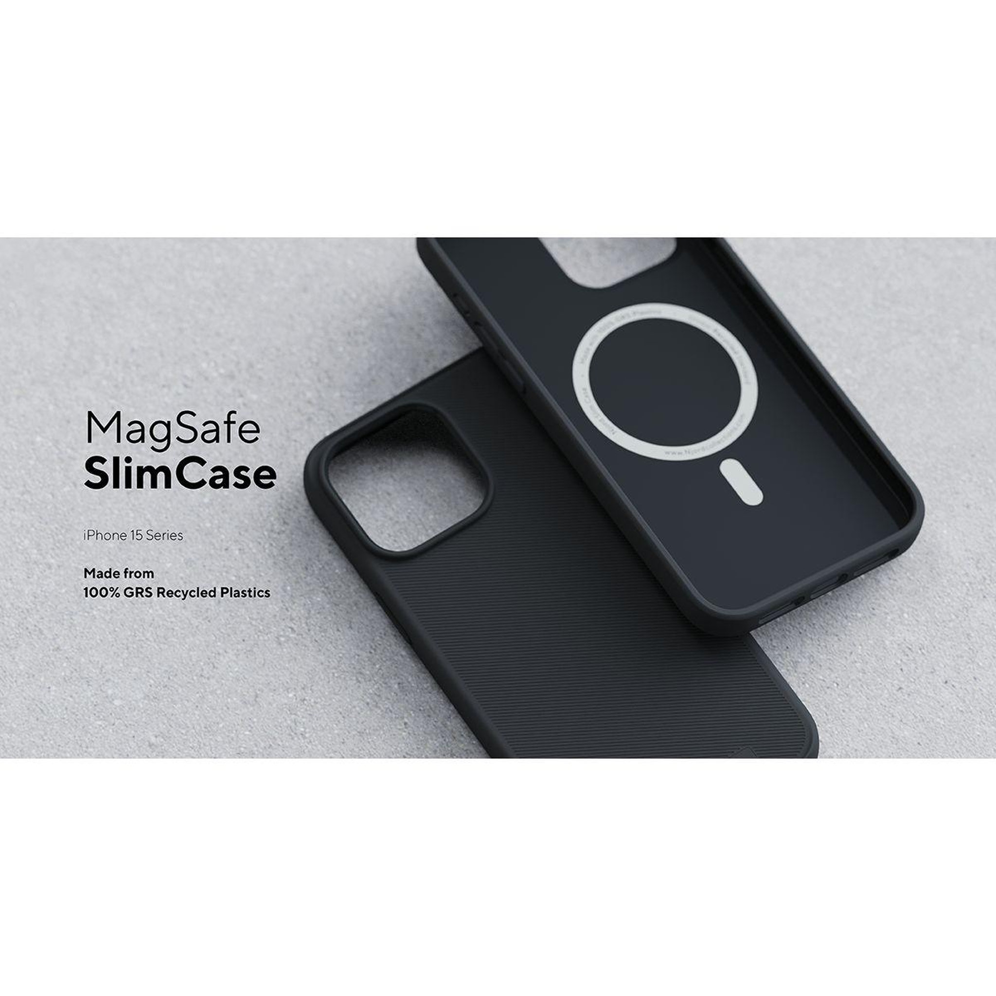 Voir la diapositive 1 : NJORD Coque iPhone 15 Plus MagSafe Dark Grey