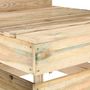 Voir la diapositive 5 : VIDAXL Canape palette de milieu de jardin bois de pin impregne