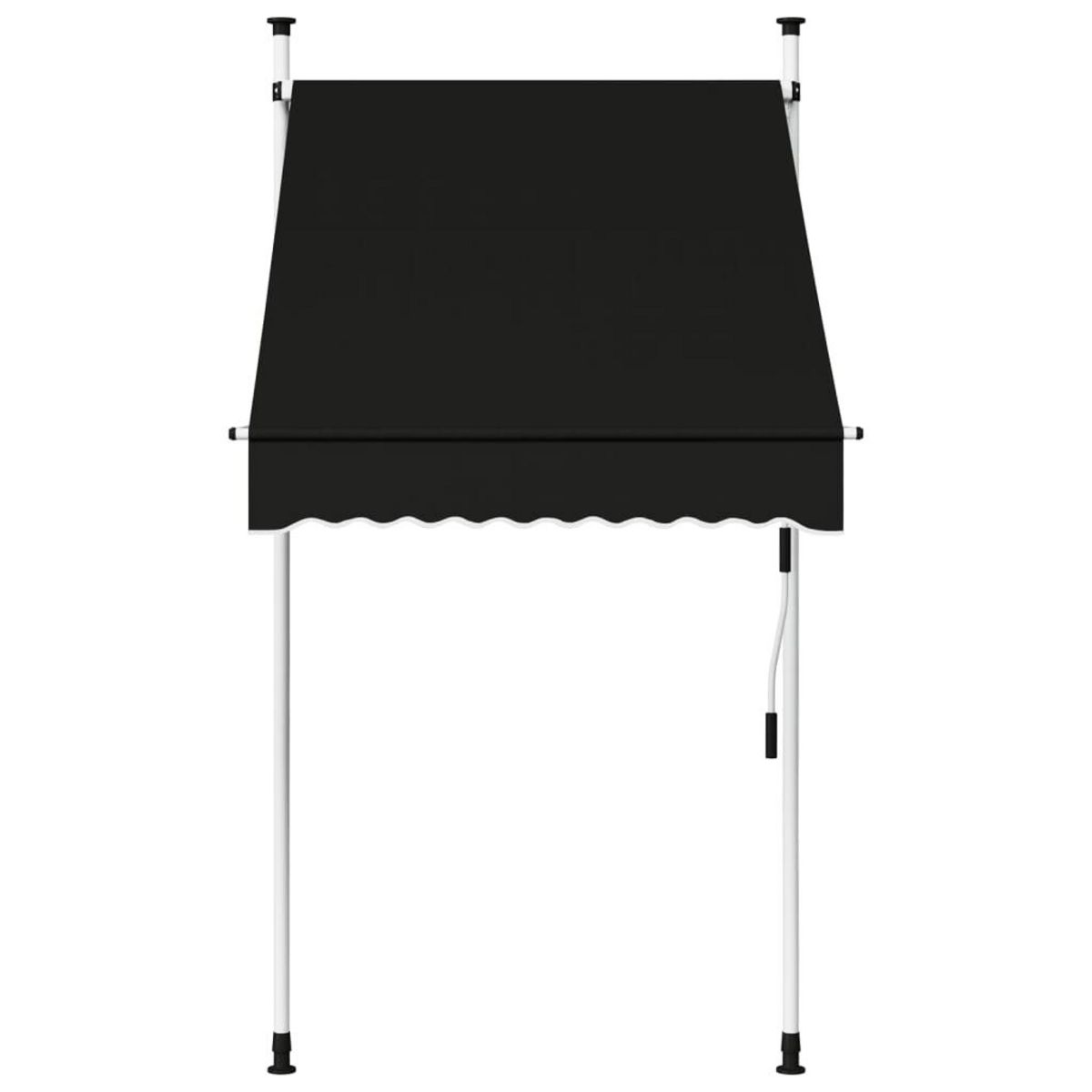 VIDAXL Auvent manuel retractable 100 cm anthracite