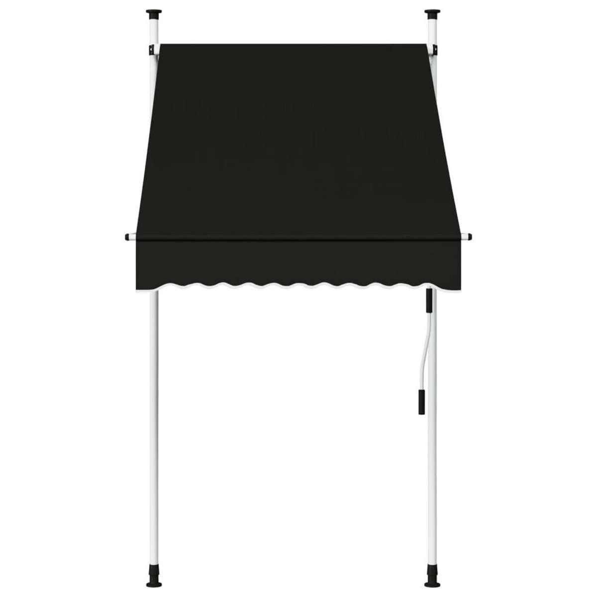 VIDAXL Auvent manuel retractable 100 cm anthracite