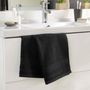 Voir la diapositive 2 : Paris Prix Serviette de Toilette  Tendresse  50x90cm Noir