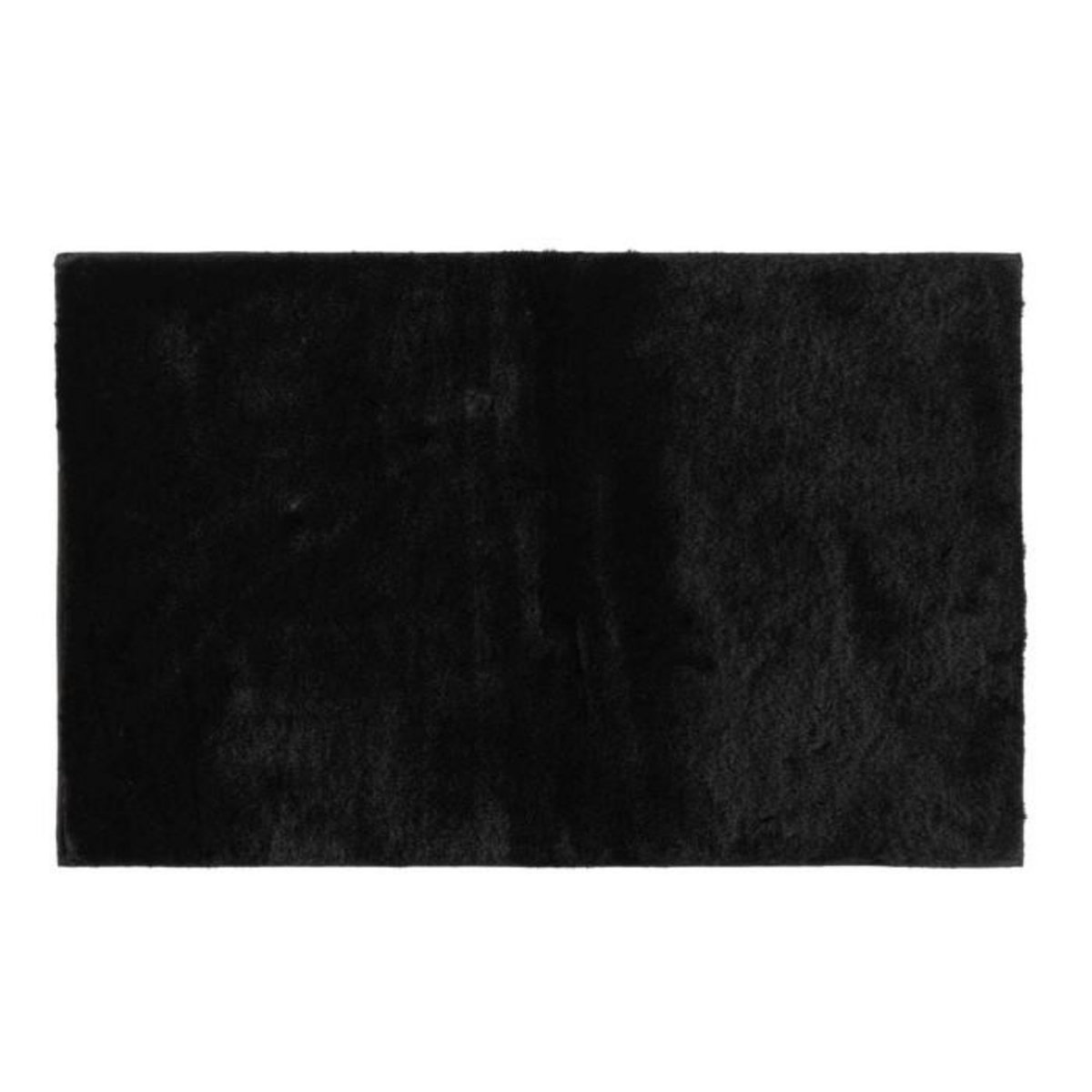 Paris Prix Tapis Imitation Fourrure  Feline  60x90cm Noir