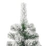 Voir la diapositive 4 : VIDAXL Sapin de Noël artificiel a charnieres avec neige floquee 210 cm
