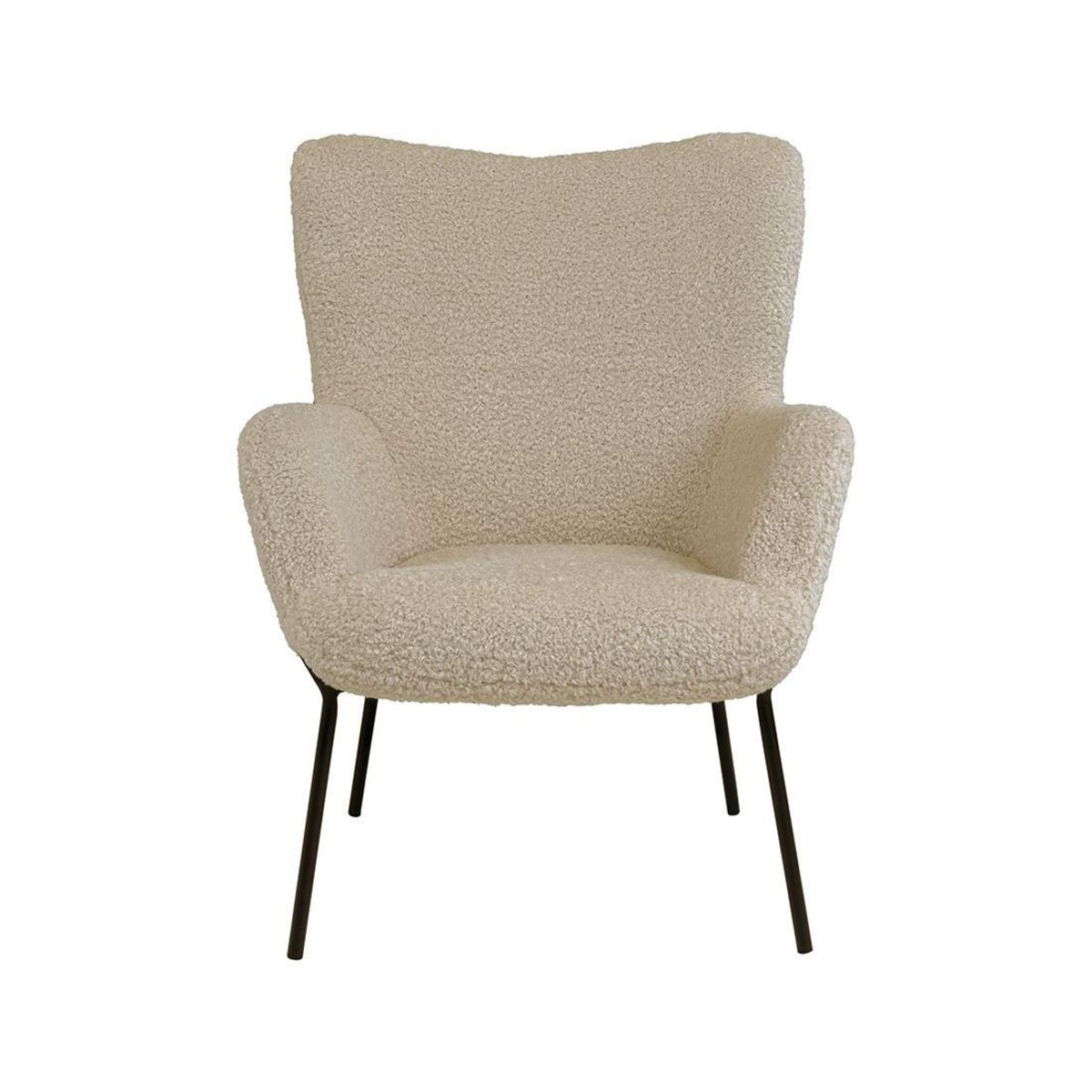 LISA DESIGN Emilio - fauteuil - en tissu bouclette