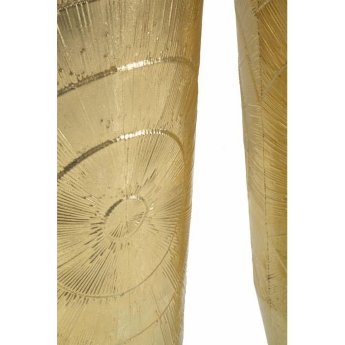 Paris Prix Lot de 3 Vases en Métal  Goldely  114cm Or