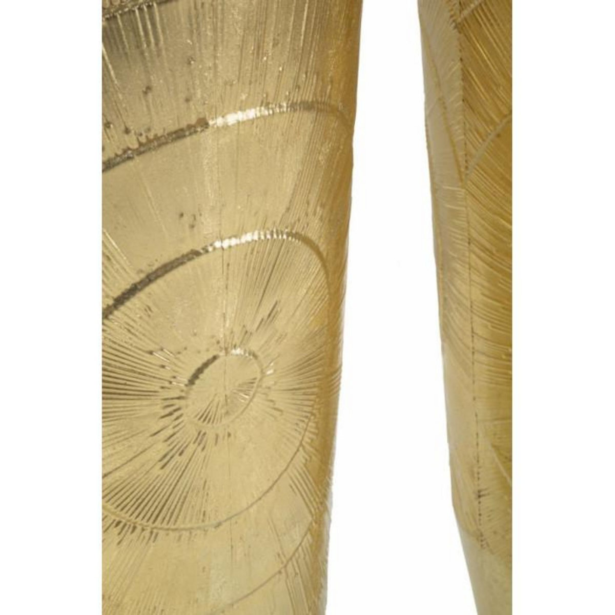 Paris Prix Lot de 3 Vases en Métal  Goldely  114cm Or