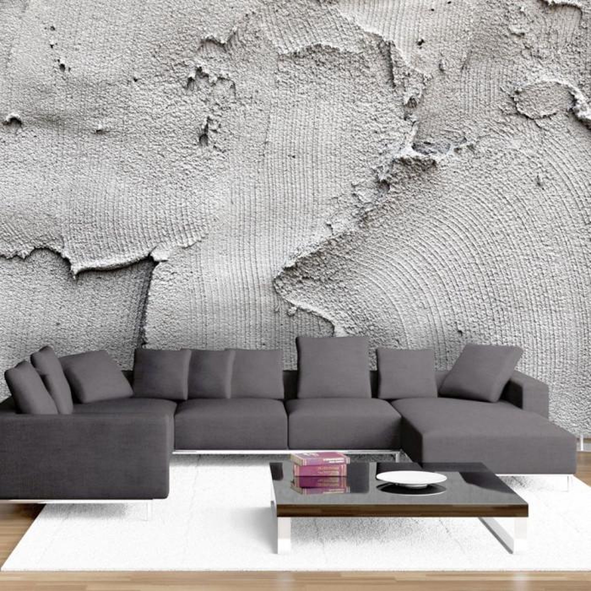 Paris Prix Papier Peint  Concrete Nothingness. Coloris disponibles : Multicolore