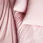 SWEEEK Parure de lit gaze de coton rose avec taie d'oreiller