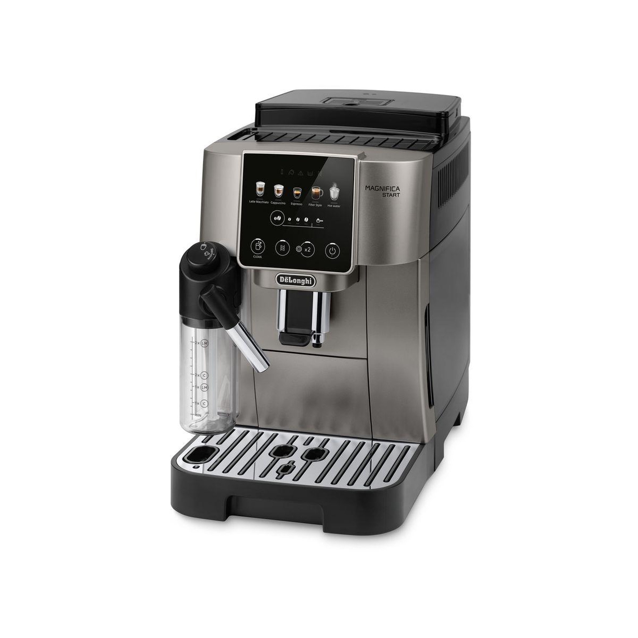 Voir la diapositive 4 : DELONGHI Expresso broyeur magnifica start color feb2291.tb titane