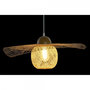 Voir la diapositive 2 : MARKET24 Suspension DKD Home Decor Bambou Chapeau (55 x 55 x 19 cm)