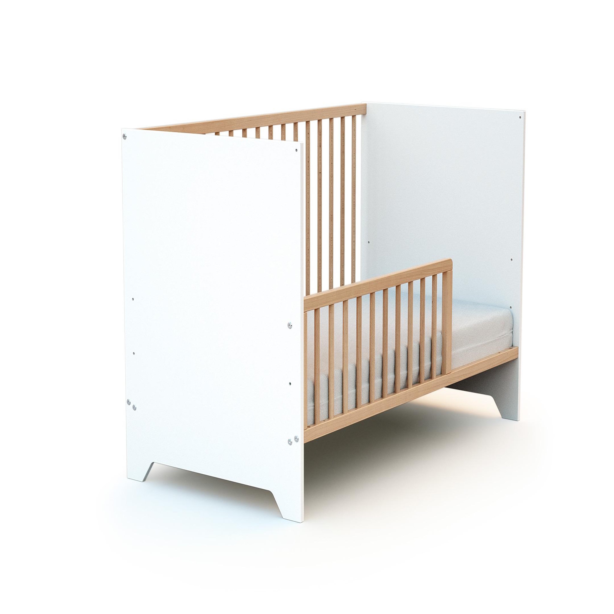 Voir la diapositive 3 : AT4 Barrière de lit bébé FESTIVE en bois
