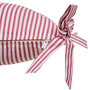 Voir la diapositive 2 : ATMOSPHERA Coussin à Rayures  Fleur de Rose  40x40cm Rose