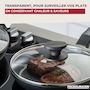 Voir la diapositive 4 : Fackelmann Couvercle de cuisson en verre 32 cm Fackelmann