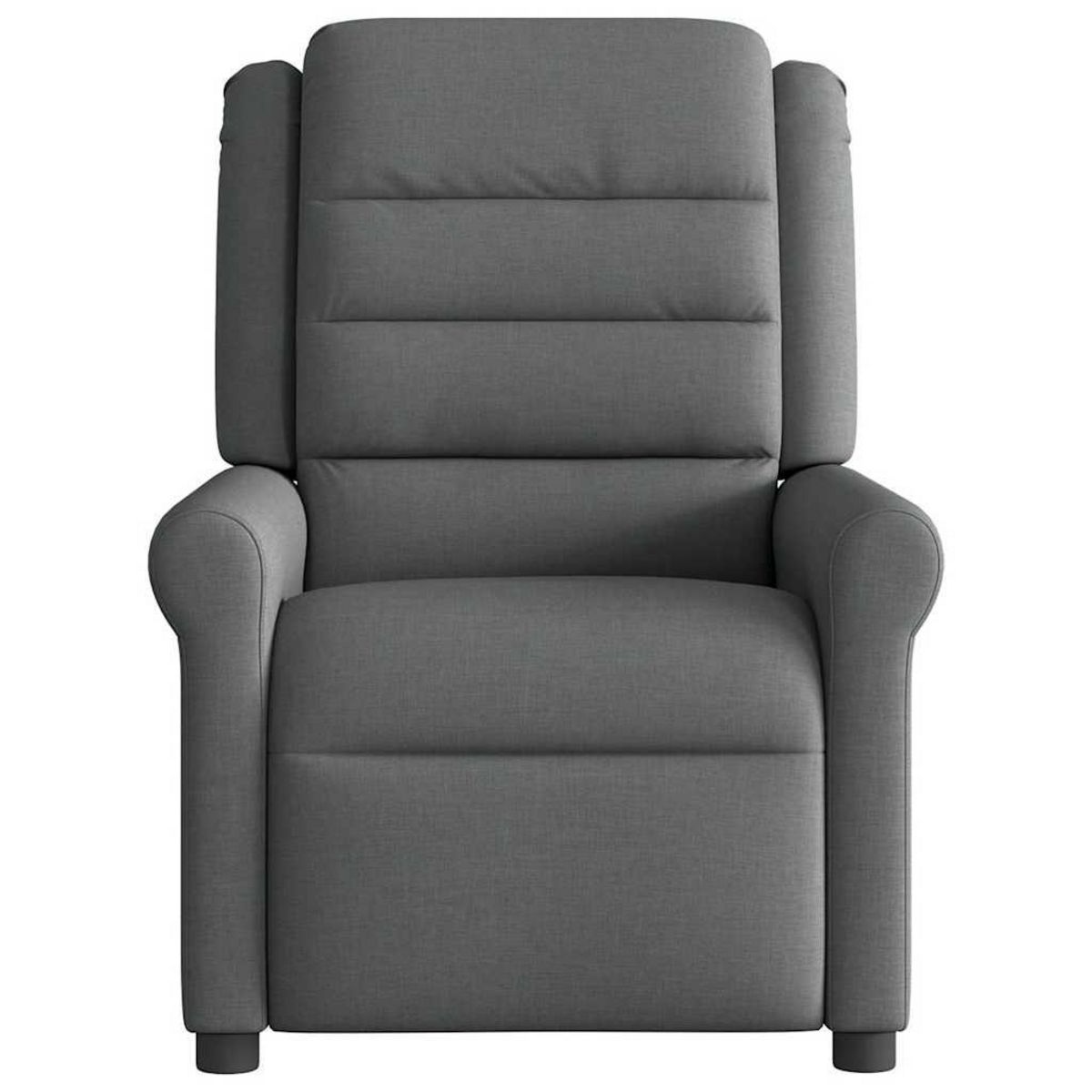 VIDAXL Fauteuil inclinable Gris fonce Tissu