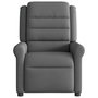 Voir la diapositive 3 : VIDAXL Fauteuil inclinable Gris fonce Tissu
