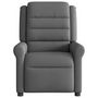 Voir la diapositive 3 : VIDAXL Fauteuil inclinable Gris fonce Tissu