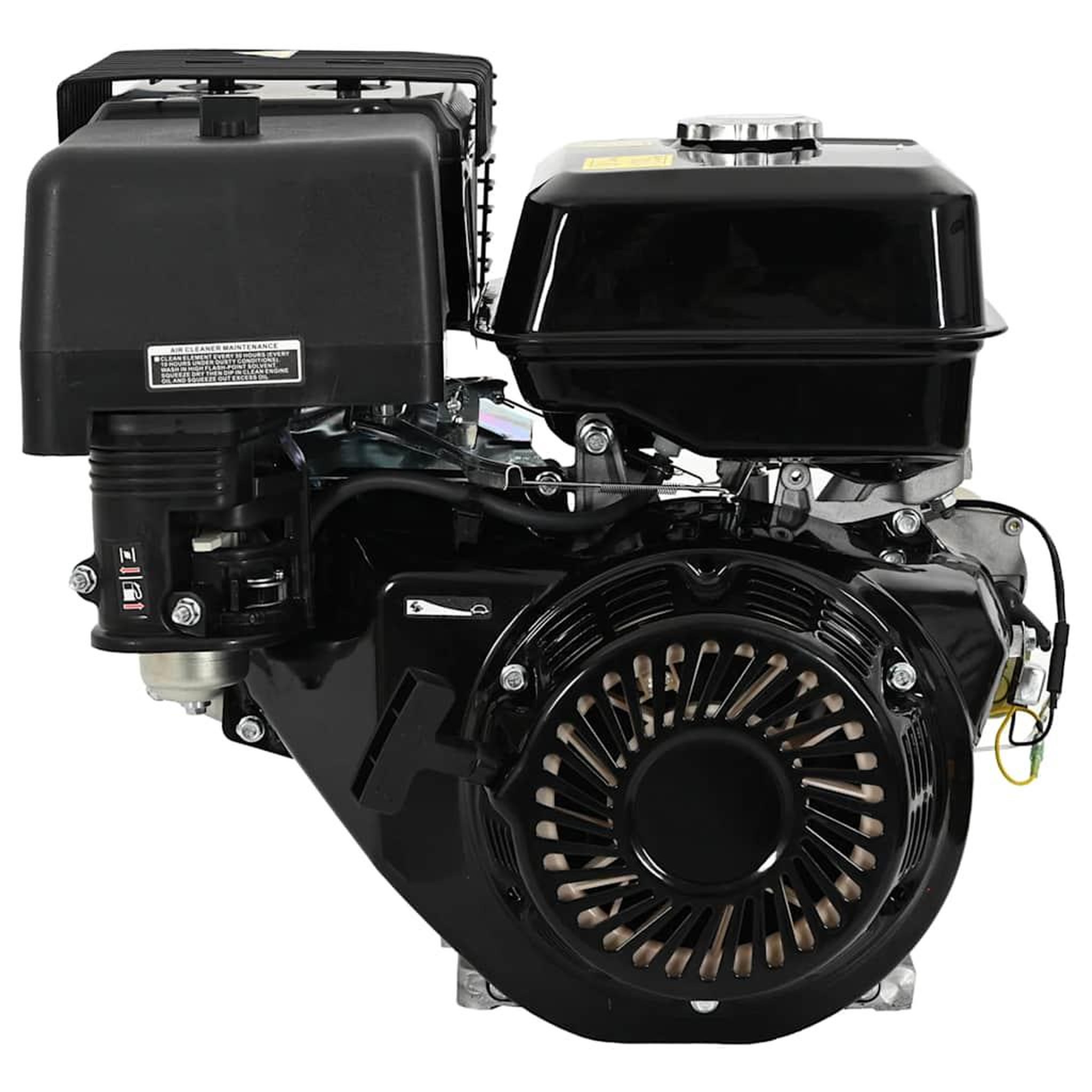 Voir la diapositive 3 : VIDAXL Moteur a essence 15 cv 11 kw noir