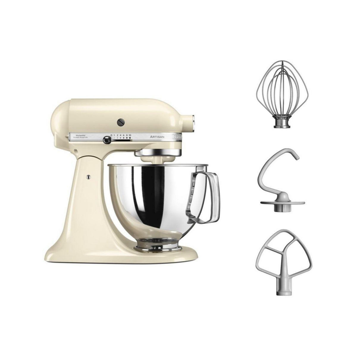 KitchenAid Robot pâtissier 5KSM125EAC ARTISAN Crème