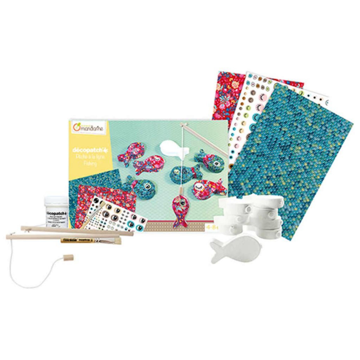 Avenue Mandarine Avenue Mandarine Boîte creative Decopatch Fishing Game