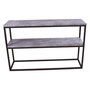 Voir la diapositive 2 : Paris Prix Console Design Double  Rise  110cm Gris & Noir