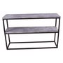 Voir la diapositive 2 : Paris Prix Console Design Double  Rise  110cm Gris & Noir