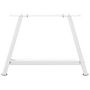 Voir la diapositive 5 : VIDAXL Pieds de table basse forme de A 2 pcs blanc 60x(42-43) cm acier