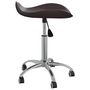 Voir la diapositive 3 : VIDAXL Chaise pivotante de salle a manger Marron Similicuir