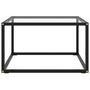 Voir la diapositive 2 : VIDAXL Table basse Noir avec verre trempe 60x60x35 cm