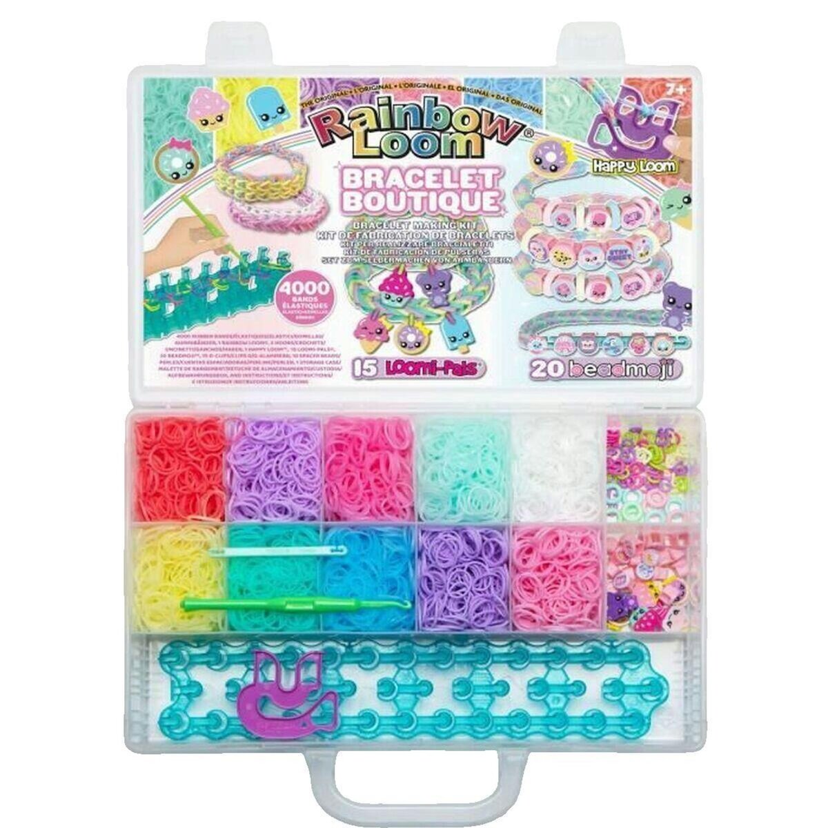 Rainbow Loom Kit de fabrication de bracelets Rainbow Loom BANDAI multicolore