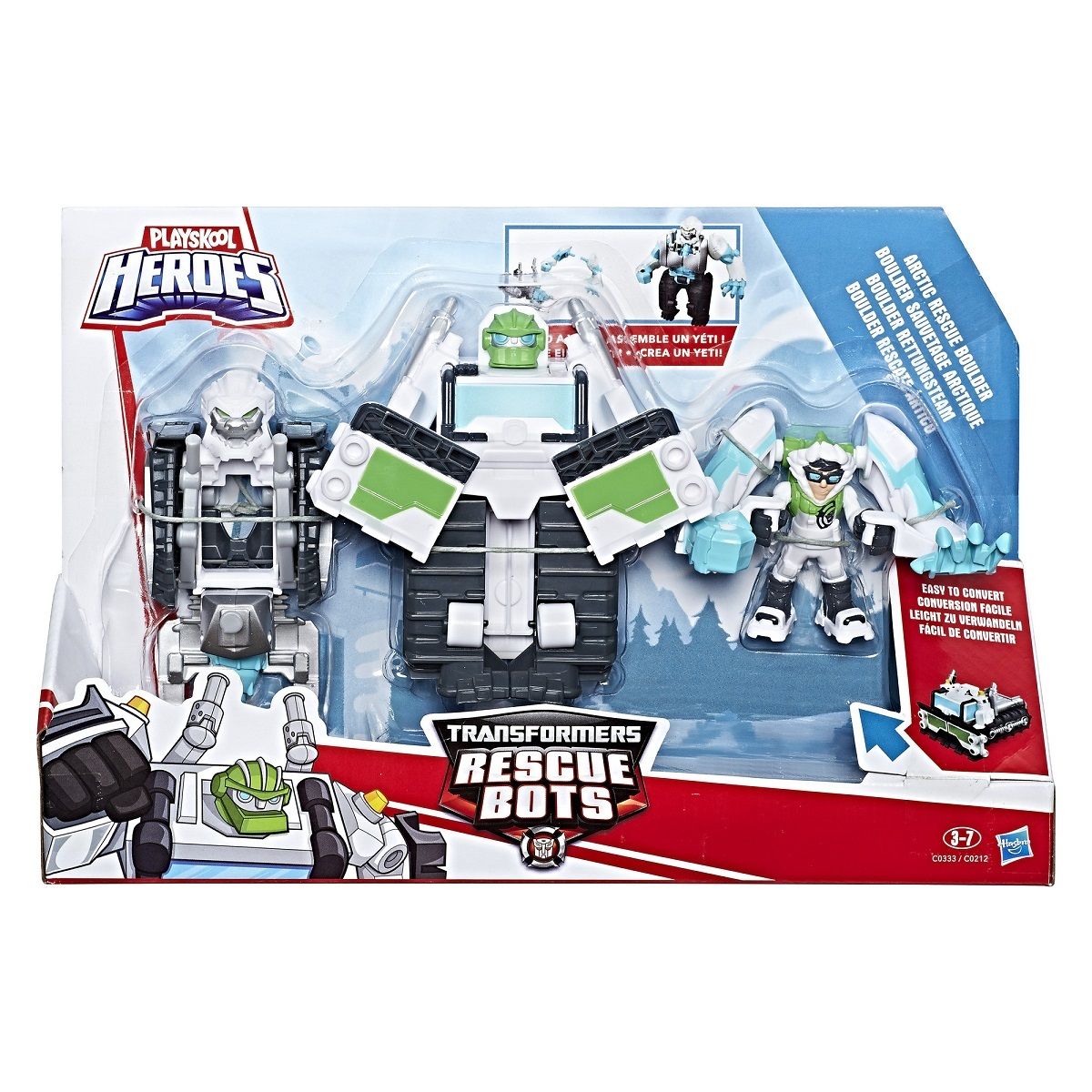 HASBRO Rescue Team - Rescue Bots - sauvetage artique - Transformers