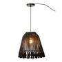 Voir la diapositive 2 : Paris Prix Lampe Suspension en Jute  Celia  33cm Noir