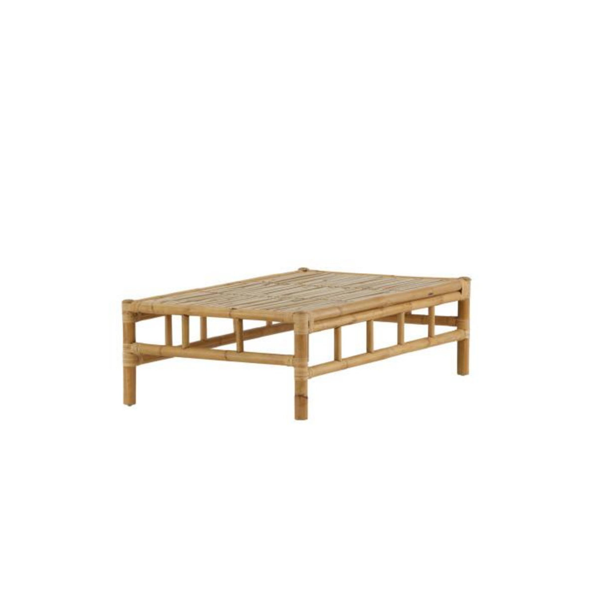 Paris Prix Table Basse de Jardin  Cane  120cm Naturel