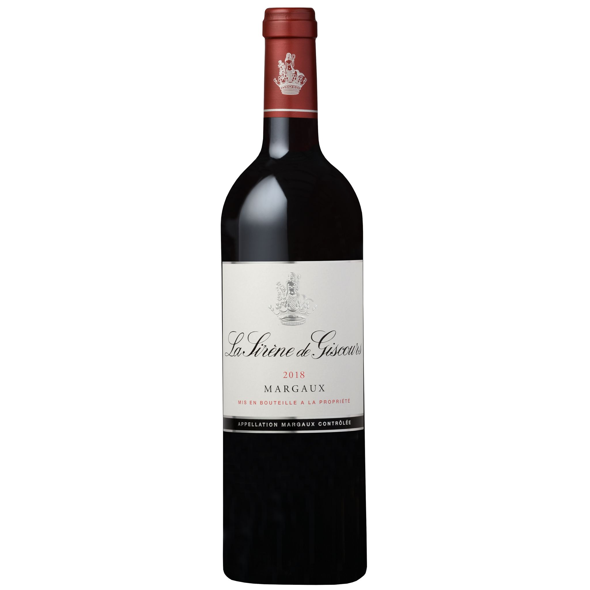 AOP Margaux La Sirène De Giscours 2018 rouge 75cl pas cher Auchan.fr
