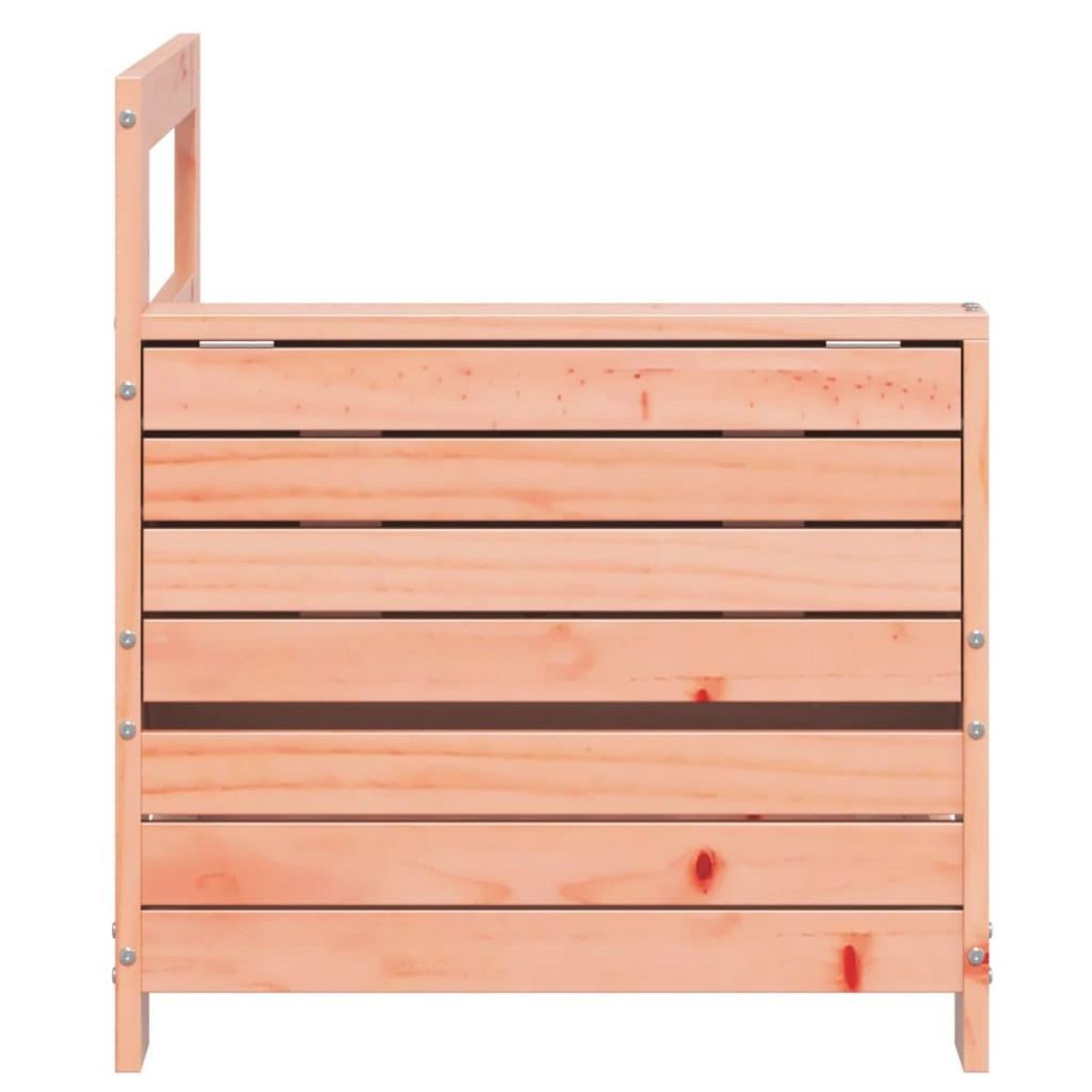 VIDAXL Canape de jardin accoudoir avec table d'appoint massif douglas