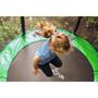 Voir la diapositive 5 : JUMP4FUN Trampoline de jardin ø185 cm / 6FT avec Filet intérieur, Matelas de protection et Echelle