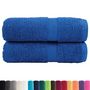 Voir la diapositive 2 : VIDAXL Serviettes de visage de qualité supérieure SOLUND 2 pcs bleu
